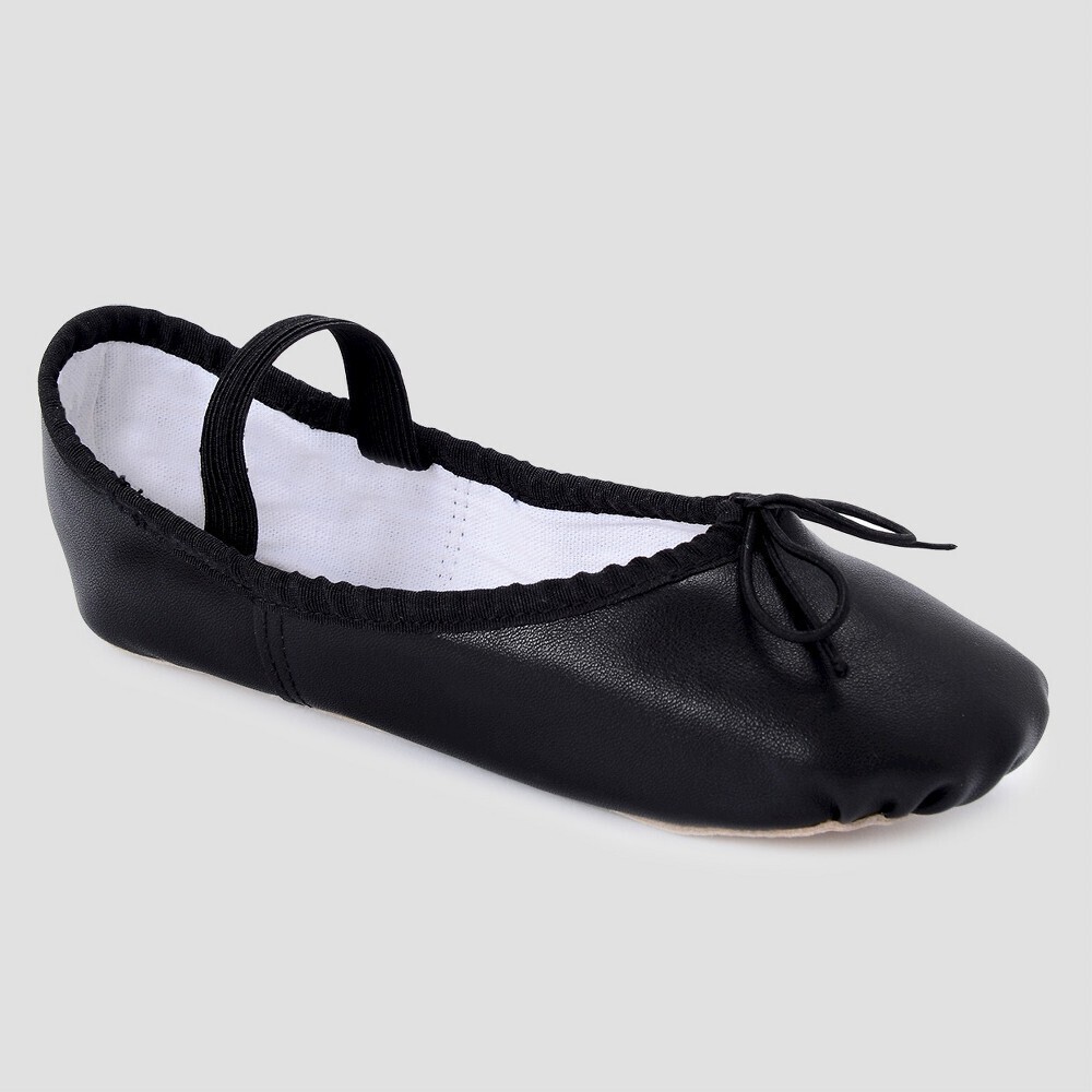Danskin Kids' Ballet Dance Shoes - Black 12